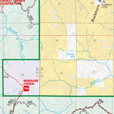 Wild Rivers Ranger District Map North by US Forest Service R6 Pacific ...