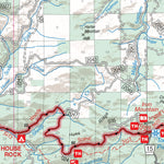 US Forest Service R6 Pacific Northwest Region (WA/OR) Willamette Cascades Recreation Map North digital map