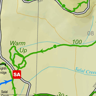 US Forest Service R6 Pacific Northwest Region (WA/OR) Willamette NF - Huckleberry Flats Motorized Trail System digital map