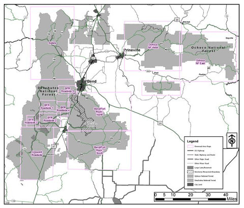Central Oregon Firewood Vicinity Map Preview 1