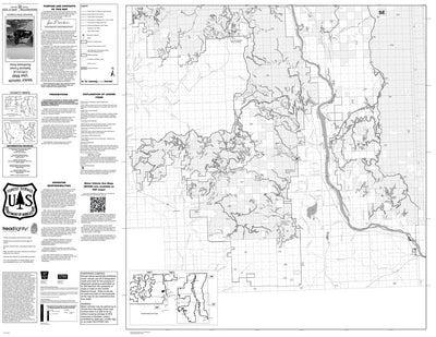 Colville National Forest - Motor Vehicle Use Map Southeast Preview 1