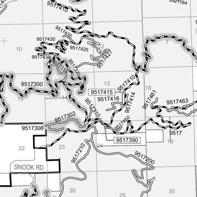 Colville National Forest - Motor Vehicle Use Map Southeast Preview 2