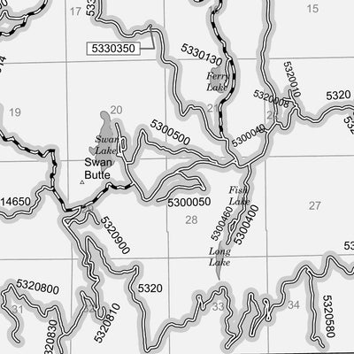 Colville National Forest - Motor Vehicle Use Map Southwest Preview 3