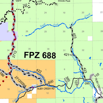 Colville NF - Back of Newport-Sullivan Lake and Three Rivers RD Forest User's Map Preview 2
