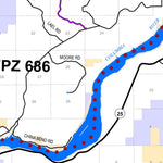 Colville NF - Back of Three Rivers RD Forest User's Map Preview 2