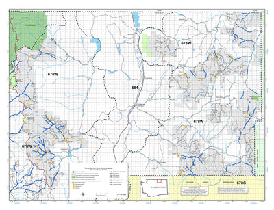 Colville NF - Tonasket RD Forest User's Map Preview 1