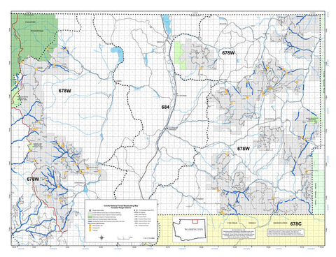 Colville NF - Tonasket RD Forest User's Map Preview 1