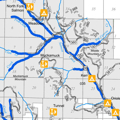 Colville NF - Tonasket RD Forest User's Map Preview 3