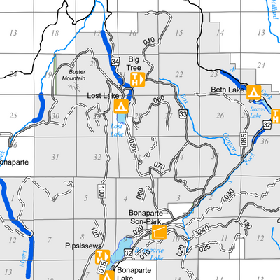 Colville NF - Tonasket RD Forest User's Map Preview 3