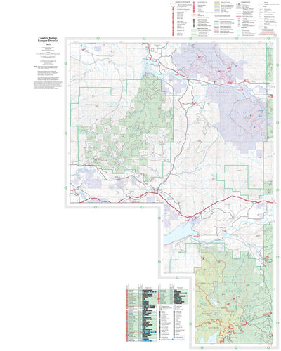 Cowlitz Valley Ranger District Map West Preview 1