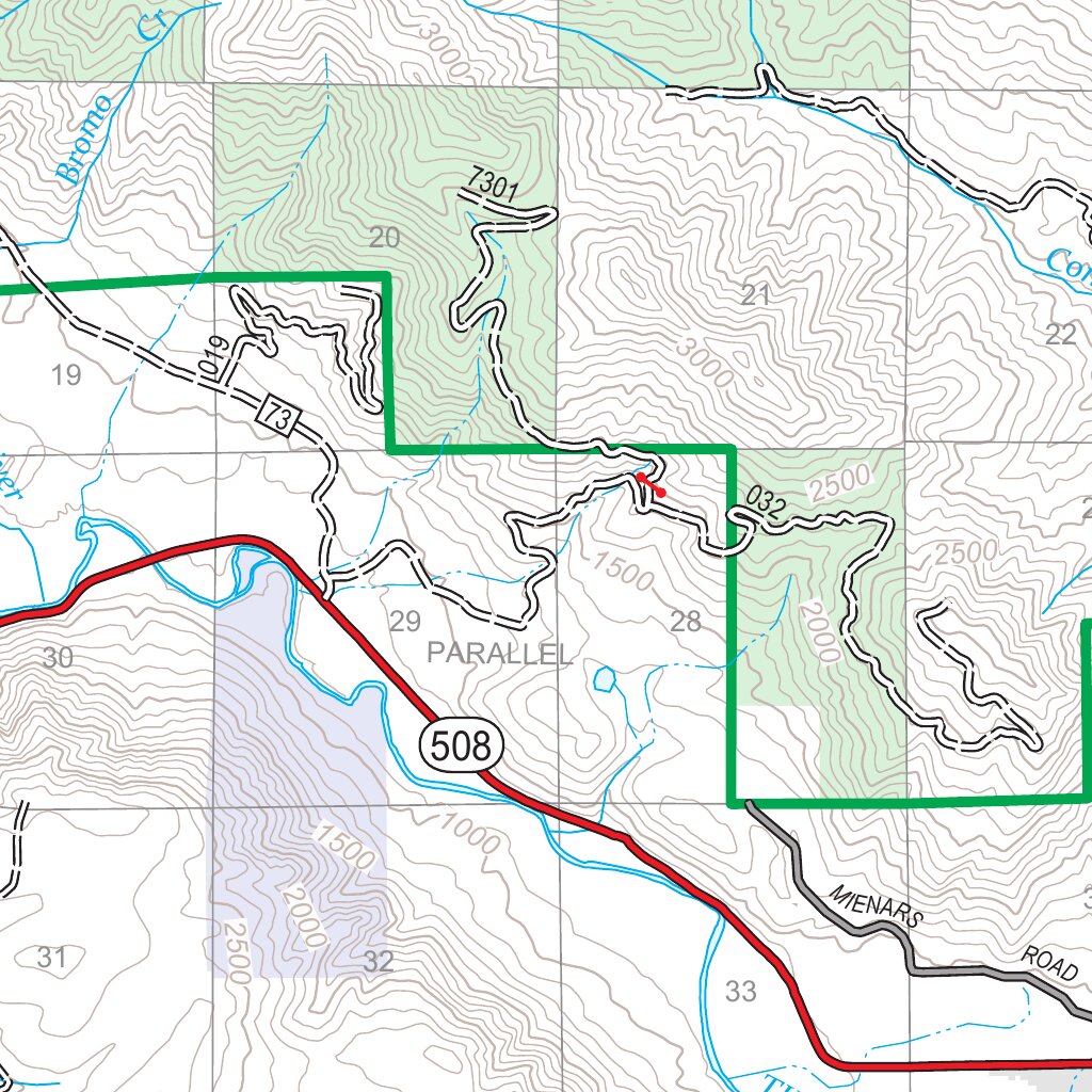 Cowlitz Valley Ranger District Map West by US Forest Service R6 Pacific ...