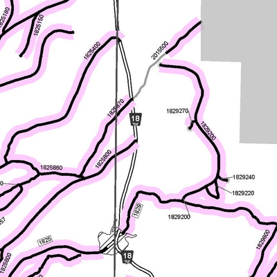 Deschutes NF - Bend Fort Rock RD North - Firewood Map Preview 2