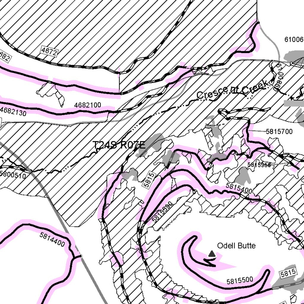 Deschutes NF - Crescent RD - Firewood Map - Roadside by US Forest ...