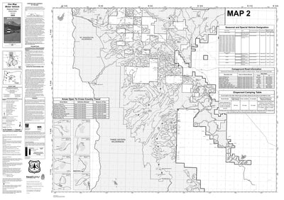 Deschutes NF - Motor Vehicle Use Map - Map # 2 Preview 1