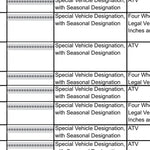Deschutes NF - Motor Vehicle Use Map - Map # 3 Preview 3