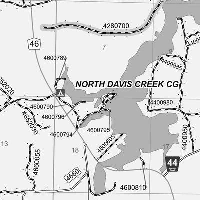 Deschutes NF - Motor Vehicle Use Map - Map # 5 Preview 3