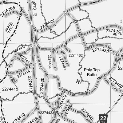 Deschutes NF - Motor Vehicle Use Map - Map # 7 Preview 3