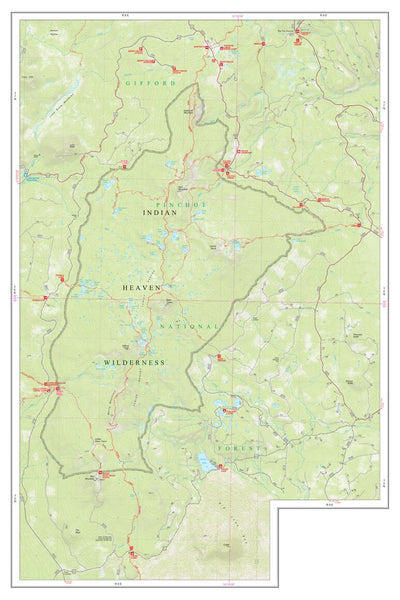 Indian Heaven Wilderness Map Preview 1
