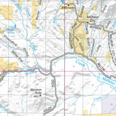 Malheur River Country Recreation Map North Preview 2