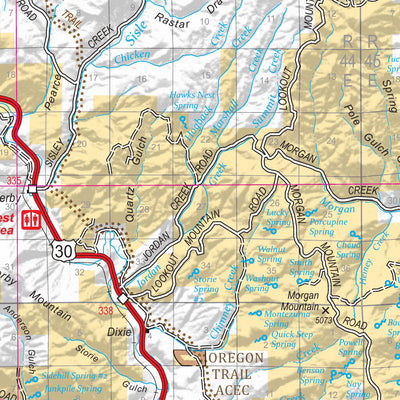 Malheur River Country Recreation Map North Preview 3