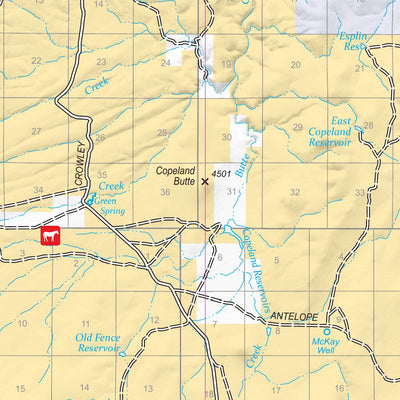 Malheur River Country Recreation Map South Preview 2