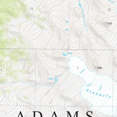 Mount Adams Wilderness Map Preview 2