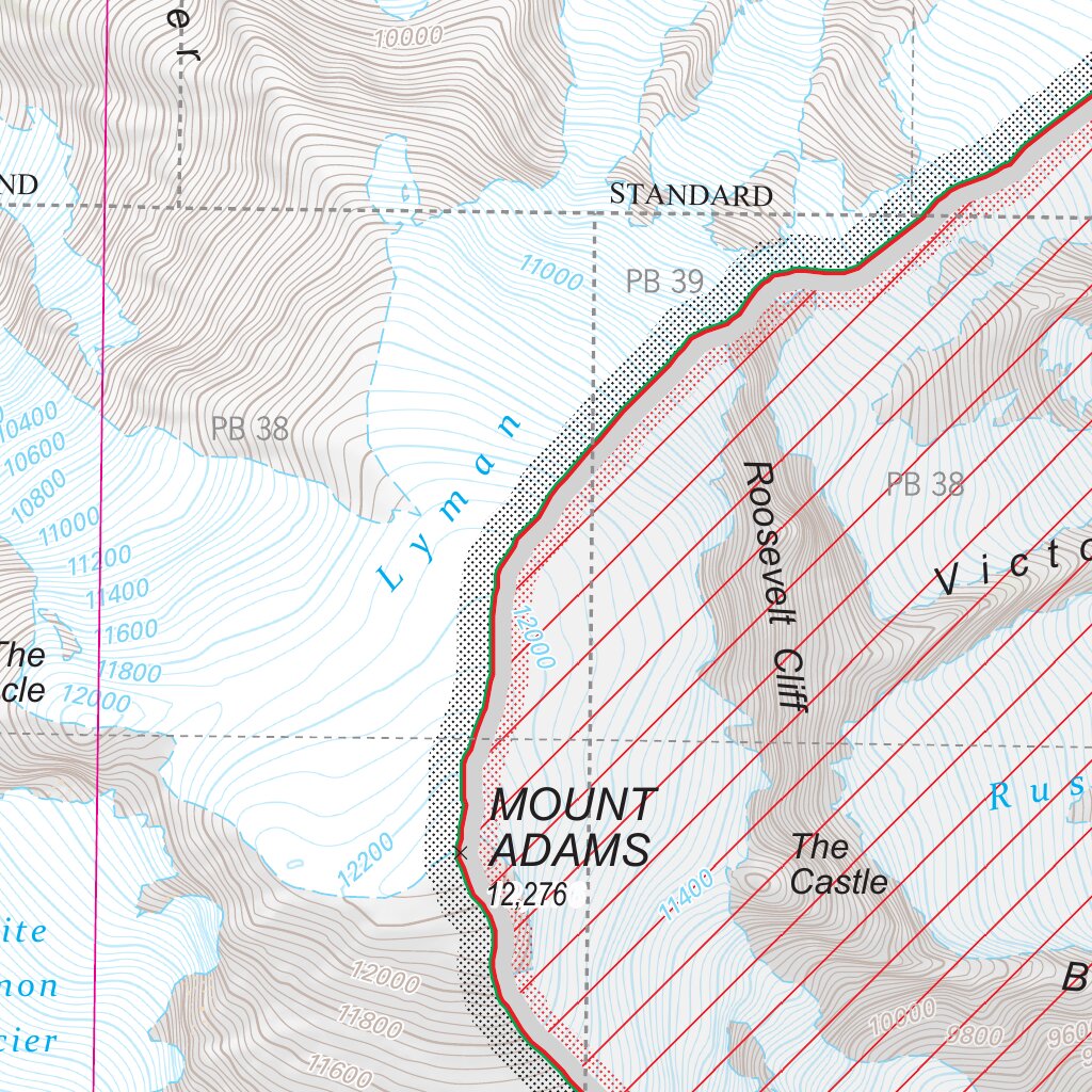 Mount Adams Wilderness Map by US Forest Service R6 Pacific Northwest ...