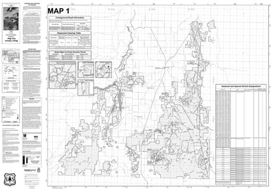 Ochoco NF - Motor Vehicle Use Map - Map # 1 Preview 1