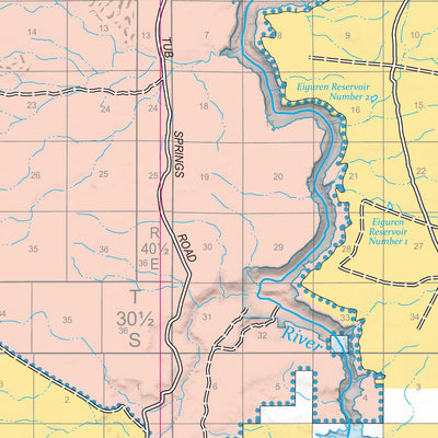 Owyhee Canyon Country Recreation Map North Preview 2