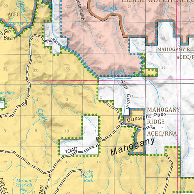 Owyhee Canyon Country Recreation Map North Preview 3