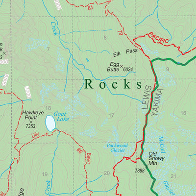 Cowlitz Valley Ranger District Map East Preview 3