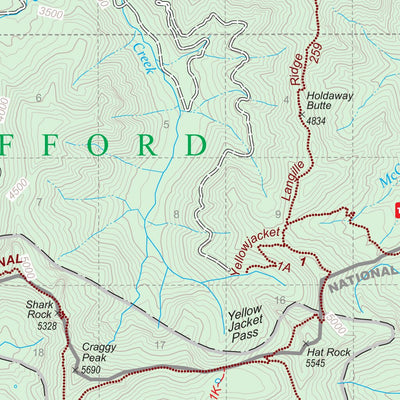 Mount Adams Ranger District Map North Preview 2