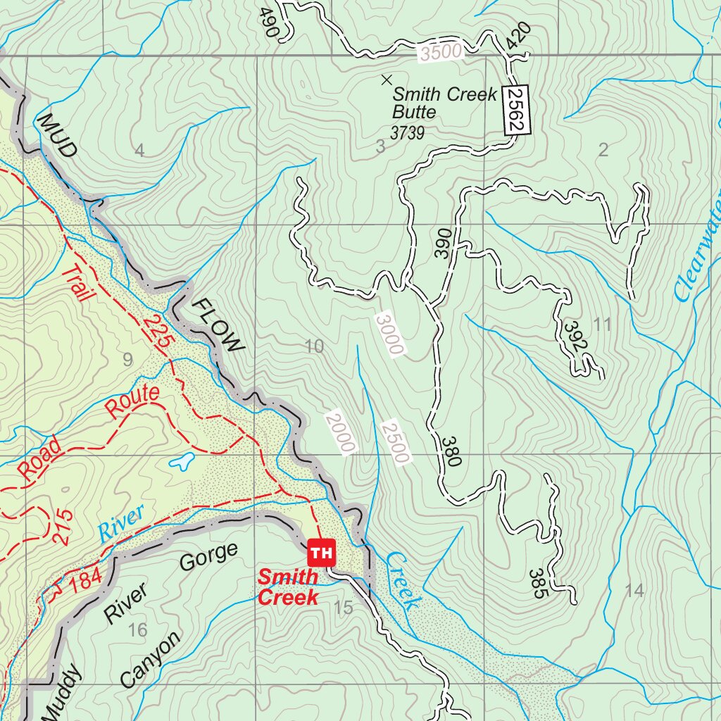 Mount Adams Ranger District Map North by US Forest Service R6 Pacific ...