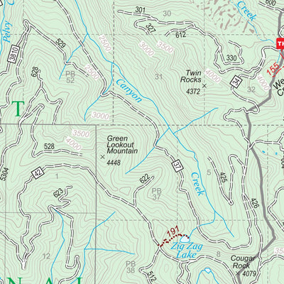 Mount Adams Ranger District Map South Preview 3
