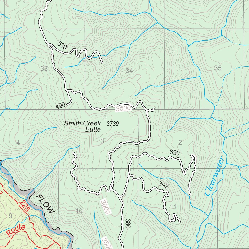 Mount St. Helens NVM and Ranger District Map North by US Forest Service ...