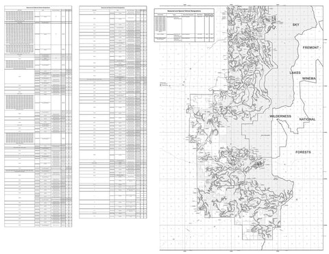 Rogue River-Siskiyou National Forest - Motor Vehicle Use Map - High Cascades RD South Preview 1