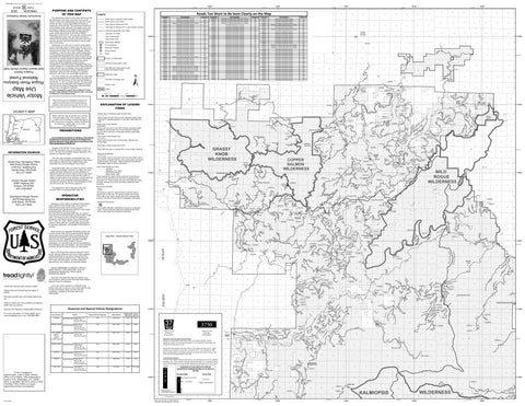 Rogue River-Siskiyou National Forest - Motor Vehicle Use Map - Powers/Gold Beach N RD Preview 1