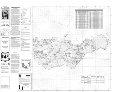 Rogue River-Siskiyou National Forest - Motor Vehicle Use Map - Siskiyou Mountains RD Preview 1