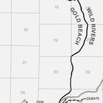 Rogue River-Siskiyou National Forest - Motor Vehicle Use Map - Wild Rivers RD North Preview 2