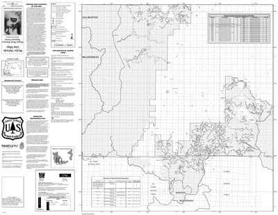 Rogue River-Siskiyou National Forest - Motor Vehicle Use Map - Wild Rivers RD South Preview 1