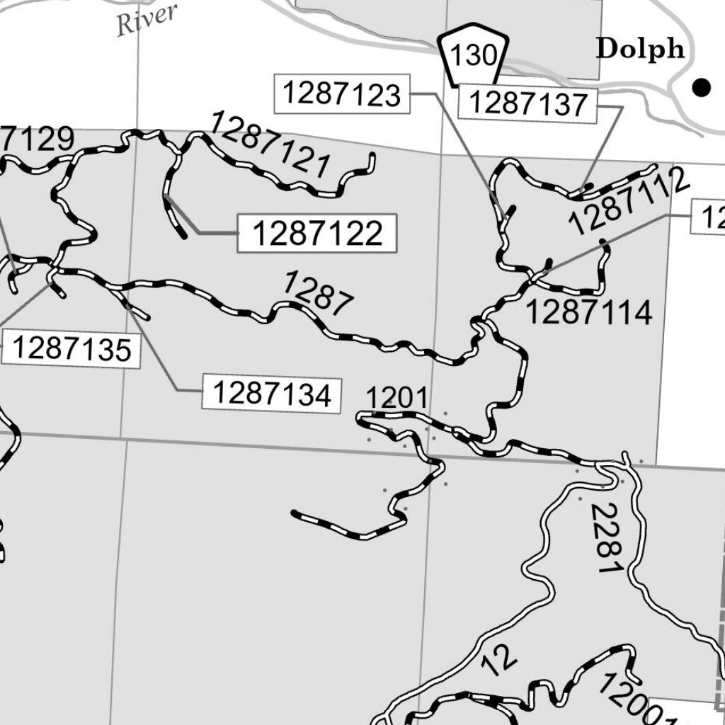 Siuslaw NF - Hebo RD - Map 1- Motor Vehicle Use Map by US Forest