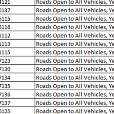 Siuslaw NF - Hebo RD - Map 1- Motor Vehicle Use Map Preview 3