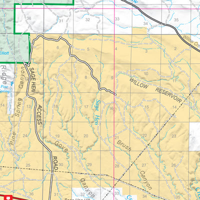 Steens High Desert Country Recreation Map North Preview 3