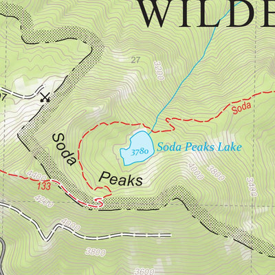 Trapper Creek Wilderness Map Preview 3