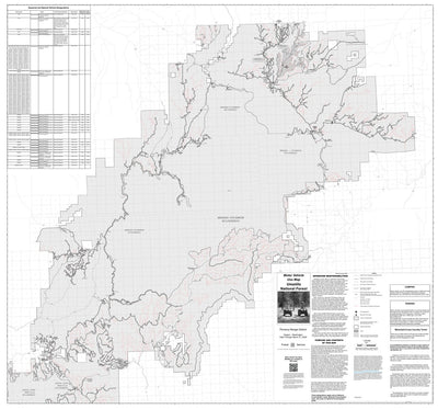 Umatilla NF - Pomeroy RD - Motor Vehicle Use Map Preview 1
