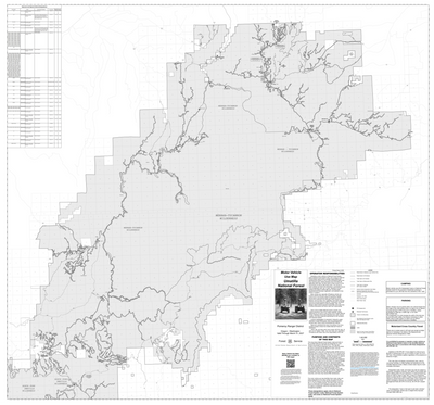 Umatilla NF - Pomeroy RD - Motor Vehicle Use Map Preview 1