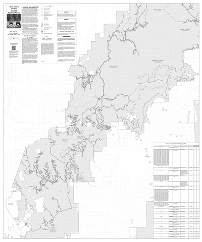 Umatilla NF - Walla Walla RD - Motor Vehicle Use Map Preview 1