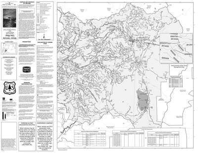 Umpqua NF - Diamond Lake RD (EAST) - Motor Vehicle Use Map Preview 1