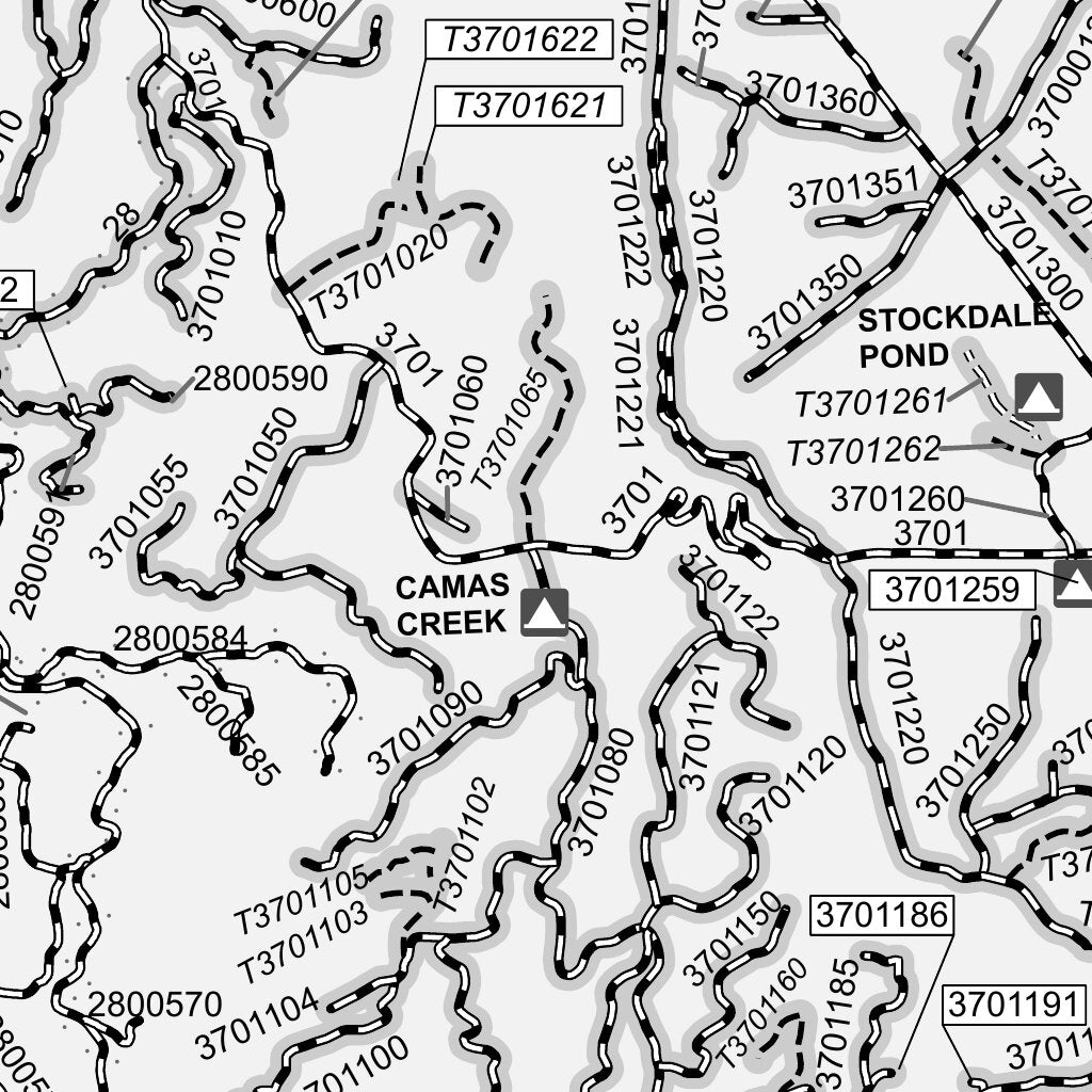 Umpqua NF - Diamond Lake RD (WEST) - Motor Vehicle Use Map by US
