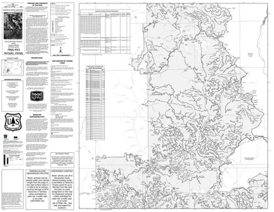 Umpqua NF - North Umpqua RD (NORTH) - Motor Vehicle Use Map Preview 1